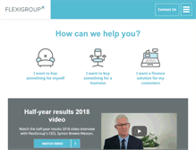 Tablet Screenshot of flexigroup.com.au